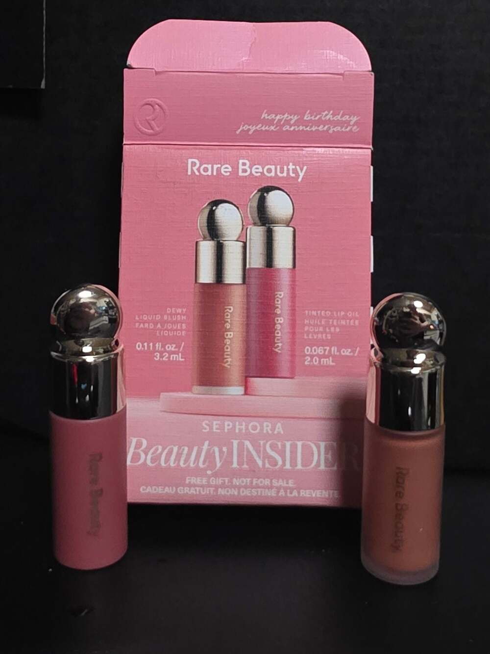Rare Beauty  Duo Set (Mini Soft Pinch Dewy Liquid Blush & Tinted Lip Oil)